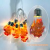 Fall Thanksgiving Decorations Fall Pumpkin Maple Leafed String Light, Fall