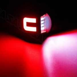 Yankok LED License Plate Lights for Ford F150 F250 F350 F450 F550 SuperDuty Ranger and Expedition Excursion Explore Bronco 6000K 24 SMD ULED Tag Lamp Assembly
