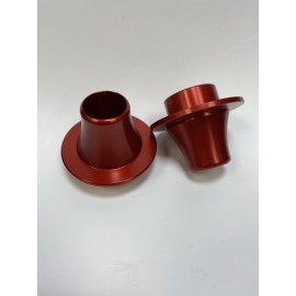 JC Racing RED/BLUE/RAW Billet Aluminum CNC Yamaha Banshee Toomey Exhaust Tips 350 T5 T6