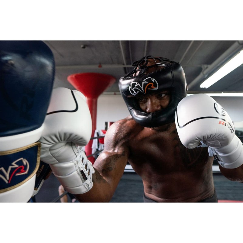 Rival Boxing Guerrero Facesaver Headgear - L/XL - Red/Black