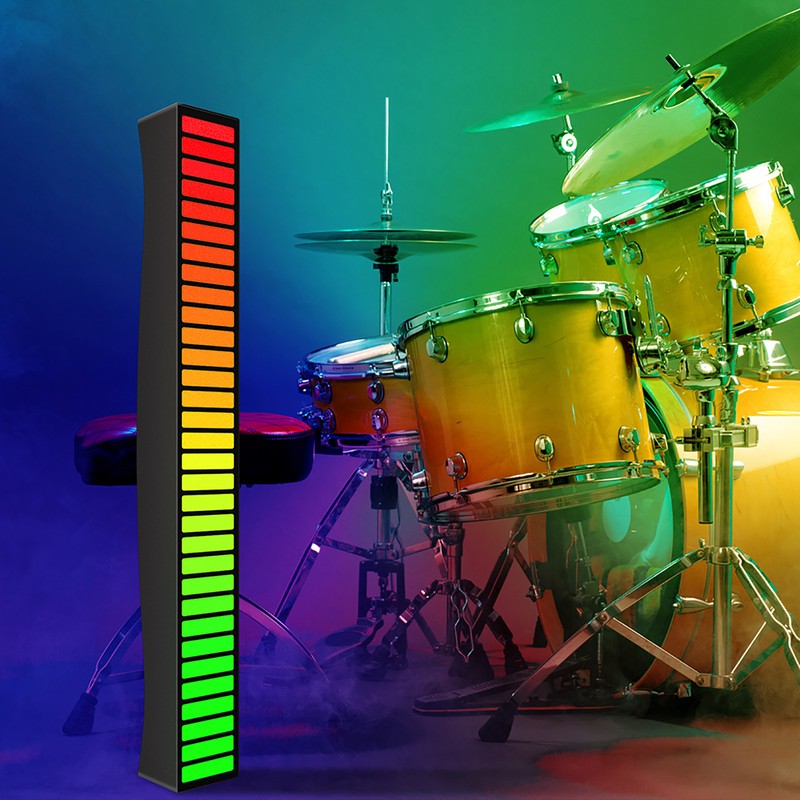 Sound Reactive LED Light Bar RGB Colorful APP Control Audio