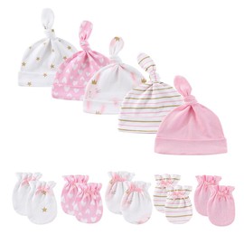 Kiddiezoom - Juego de ropa unisex para bebé recién nacido, 19 piezas, Rosa (pink rabbit), 6-9 meses