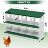 Chicken Nesting Boxes, 8 Compartments Nesting Boxes, Metal Chicken Laying
