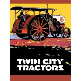 Minneapolis-Moline Minneapolis Threshing - Twin City Tractors New Metal Sign: 12X16 Ships Free
