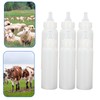 10pcs Small Animal Feeding Bottle Soft Silicone Nipple Thickened Pet