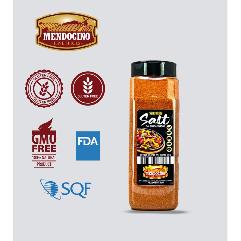 Mendocino Seasoning Salt 36oz Jar