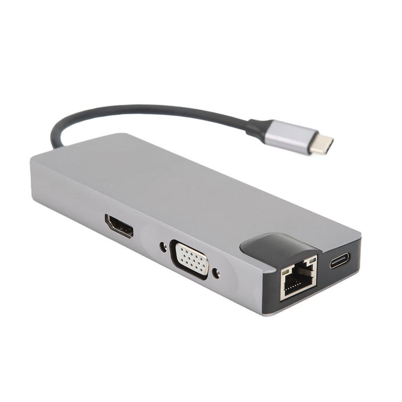 8 in 1 Type C to VGA HD Multimedia Interface