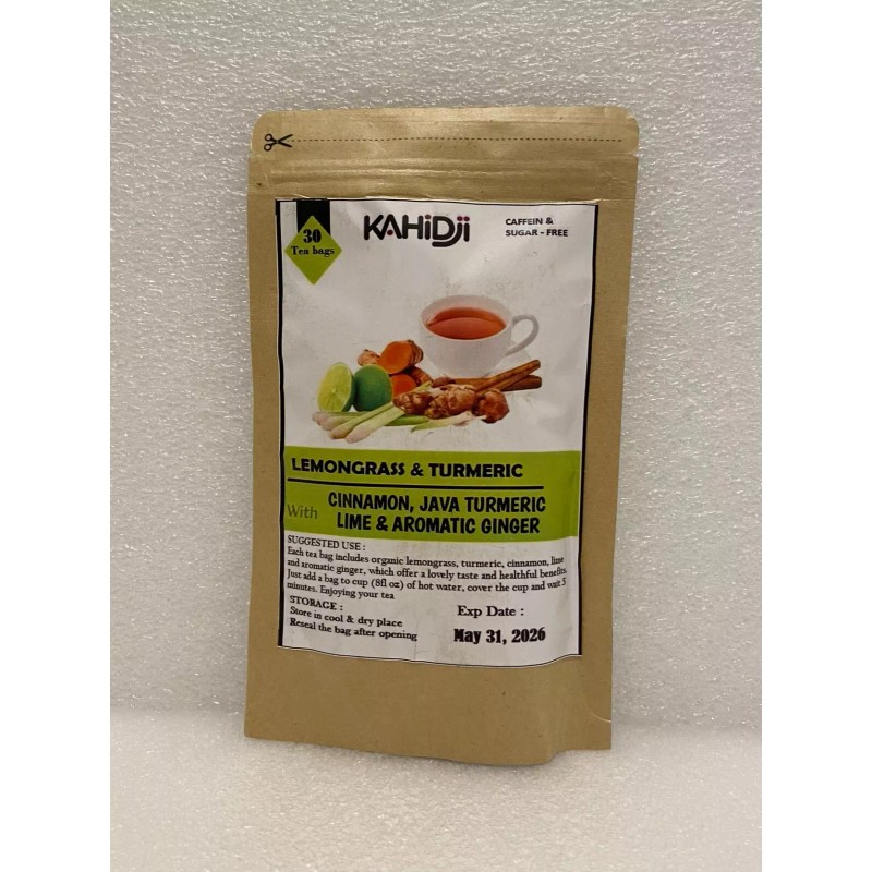 KAHIDJI Lemongrass &Turmeric, Cinnamon,Aroma