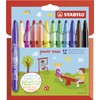 STABILO power max, estuche con 12 marcadores de tinta lavable