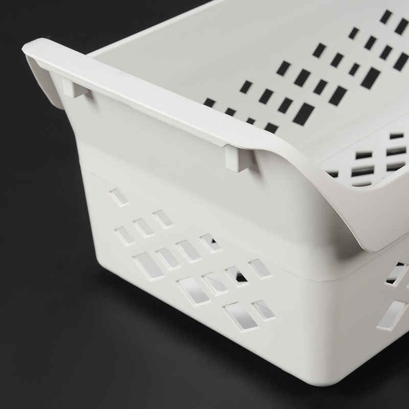 HECASA 2 Pcs 5304512718 Universal White Storage Basket for Frigidaire