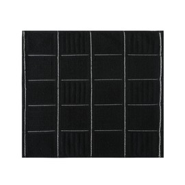 Glynniss - Paños de cocina para lavar platos, trapos de cocina superabsorbentes, paños de limpieza de rizo de algodón, paquete de 8 unidades (negro, 12 x 12 pulgadas)