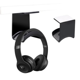 COEKI Set of 2 Headset Holder Headphone Holder Headset Holder for Multiple Devices Desk Table Wall Table Gaming Headphones Space Saving & Non-Slip