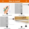 MLOQI 6 Pack Heavy Duty Shelf Brackets, 5mm Thick Scaffold