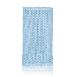 1 Piece Japanese Exfoliating Wash Cloth, Back Scrubber Back Brush Exfoliating Glove, Body Scrubber Loofah Sponge Bath Shower for Men and Women (Blue)