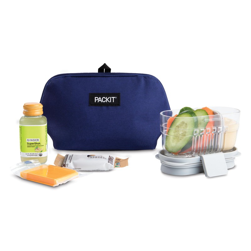 PackIt - Bolsa congelable para aperitivos, color azul verdadero, construida