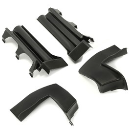 KUAFU Rear Bumper Fillers Cover Kit Compatible with 1979-1985 Buick Riviera Model Cars - Rear (4 Pcs)