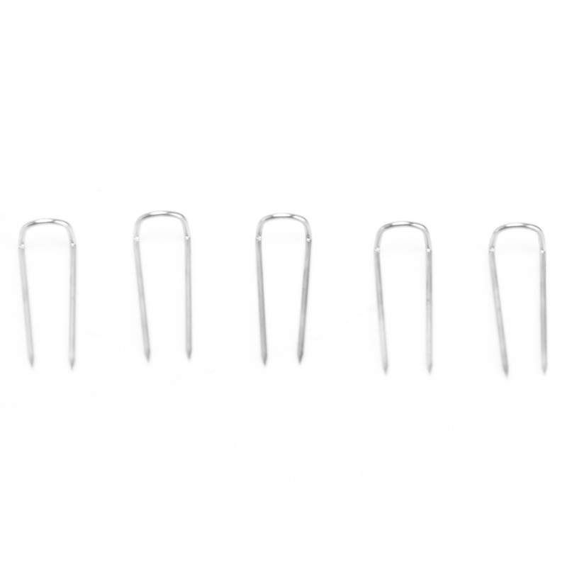 200Pcs Fork Pins U Shaped Stainless Steel Sturdy Durable Wide