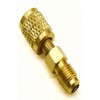 R32 R454B Brass Adapter,1/4"Female X 1/4" Male Reverse Thread Refrigerant