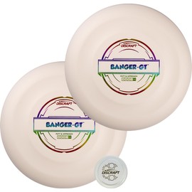 Discraft Hard Banger GT 2-Pack | Identical Putters - White - Varied Foils - 170-172g, Premium Control and Performance