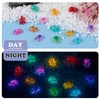 Winsyison 50pcs Mini Turtles for Crafts, Luminous Sea Resin Turtle