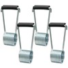 Litoexpe 4 Pack Universal Butterfly Spring Door Closer with Rubber