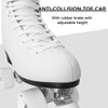 Roller Skates for Women with PU Leather High-top Double Row