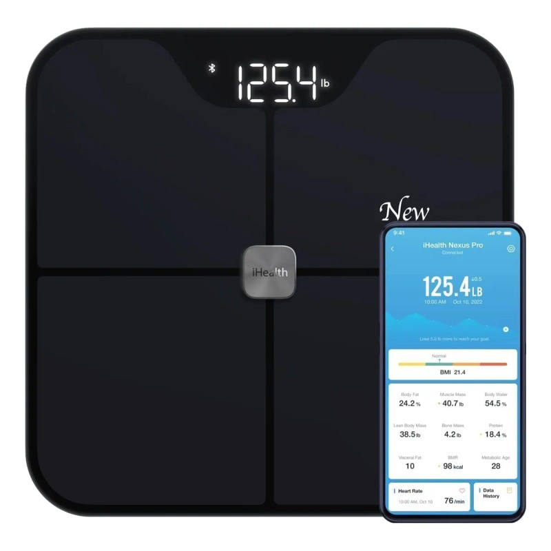 Báscula Digital De Baño Analizador De Salud Bluetooth Color