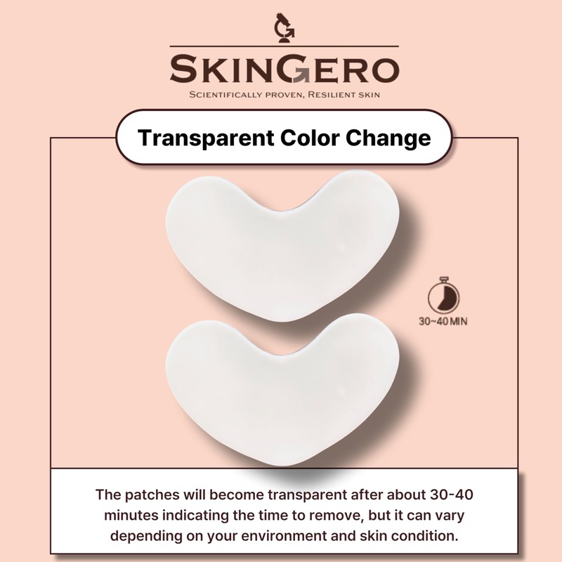 SKINGERO BRIGHT & GLOW REFRESHING HYDROGEL EYE PATCH (1 pair)