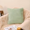 Faux Fur Throw Pillow Covers – Set of 2 Plush