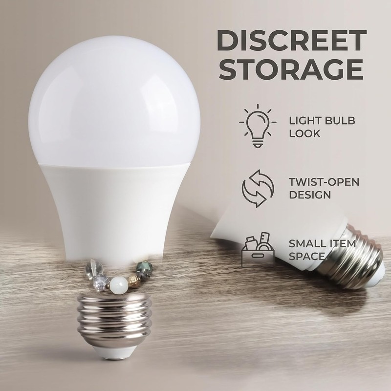 Sight Secret Light Bulb, Safe Light Bulb Secret Compartment, Lightbulb