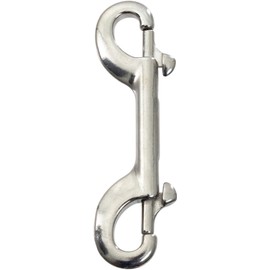 Cressi Stainless Steel Double-Ended Bolt Snap - Carabiner for Attaching Objects to BCDs- Carabiner- Designed in Italy