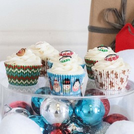 Baked with Love 0638482 Christmas Friends, Cupcake Cases, Baking Cups-Pack of 100, Paper