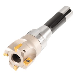 MACHALLY R8 FMB22 Face Mill and Insert Set, R8-FMB22 Arbor with 7/16-20UNF Thread, BAP400R-50-22-4T 50MM Face Milling Cutter, 10PCS APMT1604 Carbide Inserts and T15 Wrench