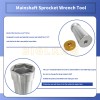 JINFANNIBI Mainshaft Sprocket Wrench Pully Lock Nut Socket Tool For