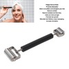 Face Massage Derma Roller Double Head Metal Ridged Derma Roller