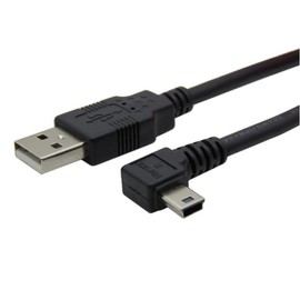 Bolongking Mini USB Kabel, 1.8m USB 2.0 A Stecker auf Mini B Stecker Ladekabel Datenkabel für GoPro Actionkameras, externe Festplatte, Gamecontroller, Drucker usw, Schwarz