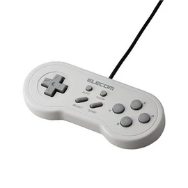 ELECOM i-Revo JC-U1608TWH Retro USB Gamepad, White, 2006 Model