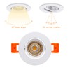 2Inch LED Recessed Ceiling Light, 3W Dimmable LED Downlight, 60