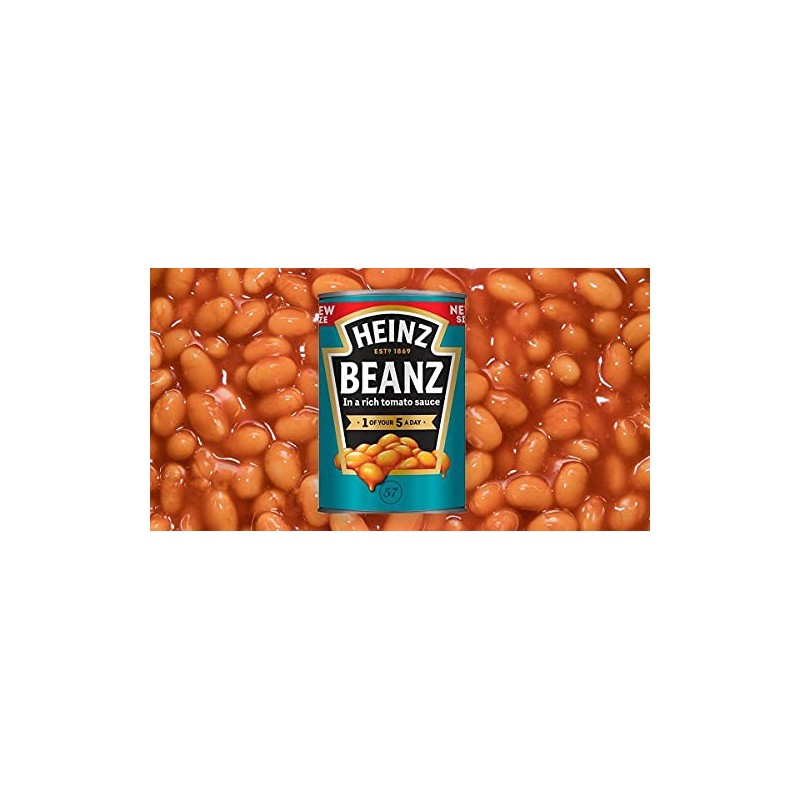 Heinz Beanz In A Rich Tomato Sauce, Baked Beans, 14.64