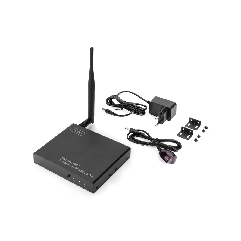 DIGITUS DS-55315 Wireless HDMI Extender / HDMI Splitter (1:4) -