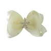 Starfish Flower Girl Hair Bow with Tulle Satin & Rhinestone