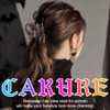 CAKURE Spider Hair Claw Clips Goth Black Hair Clips Large