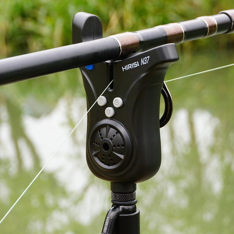 Hirisi Tackle Fishing Bite Alarm with Volume Tone Sensitivity Control