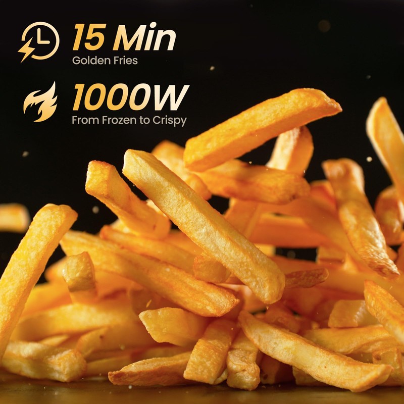 2.1Qt Small Air Fryer - Compact Digital Mini Airfryer with