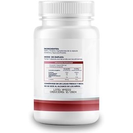 NAIMA L-Tirosina, 100 Cápsulas  Suplemento Alimenticio 100 Puro y Natural Energía, Concentración, Bienestar General  Sin Aditivos