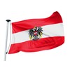 FLAGLY Premium Austria Flag with Eagle 100 x 150 cm