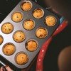 sourcing map 100 Count Cupcake Liners Light Blue Cupcake Cups