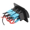 5Pin 3 Gang Rocker Switch Panel Led Light Bar Switch