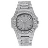 Gold-Tone Crystal-Style Watch for Men – Quartz Date Timepiece for
