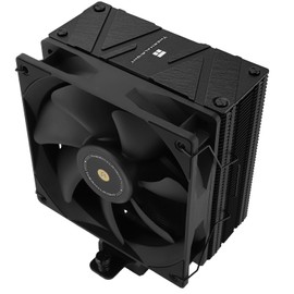 Thermalright Assassin Spirit 120 EVO Dark CPU Cooler Black, 120mm PWM Quiet Fan CPU Air Cooler, AGHP 4th Technology, Support Intel LGA1700/1150/1151/1200,AMD AM4 AM5, Computer Cooler(AS120 EVO Dark)